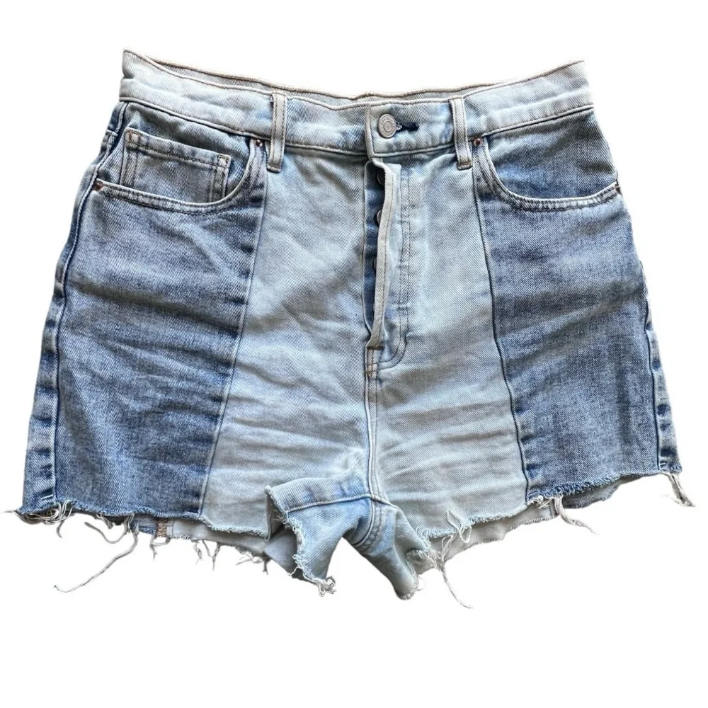 MOM short pacsun high rise icon short size 29 light blue PacSun Piece Size 29. - Picture 1 of 9